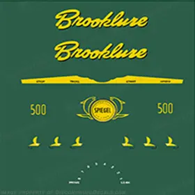 Brklr-5 Discontinued Decals Fits Brooklure 5 Hp Outboard Motor Engine