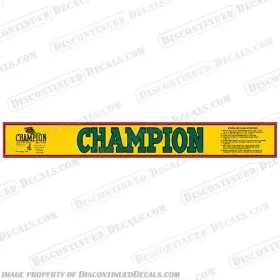 Ch-4.4-d2d-twin Discontinued Decals Fits 1938-1939 Champion 4.4hp D2d Lite Twin Vintage Antique Outboard Motor Decal