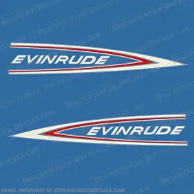 E-5-64-out Discontinued Decals Fits Evinrude 1964 5hp Outboard Engine Motor Decal Kit