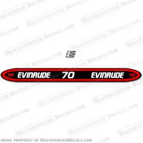 E-70-98 Discontinued Decals Fits Evinrude 70hp - 1998