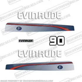 E-90hp-95-97 Discontinued Decals Fits Evinrude 90hp 1995-1997 Decal Kit