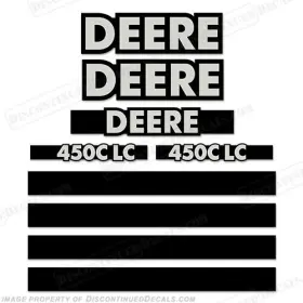 E-jd-450c-lc Discontinued Decals Fits John Deere 450c-lc Excavator