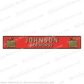 J-9.8-40 Discontinued Decals Fits 1940 Johnson 9.8hp Sea Horse 40s
