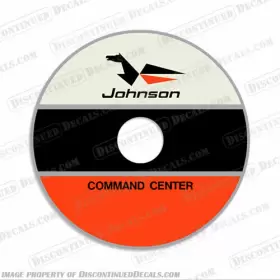 J-cc-76-v1 Discontinued Decals Fits 1976 Johnson Throttle Command Center Decal Version 1