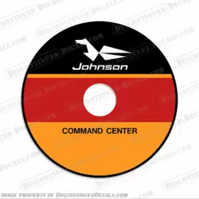 J-cc-76-v2 Discontinued Decals Fits 1976 Johnson Throttle Command Center Decal Version 2