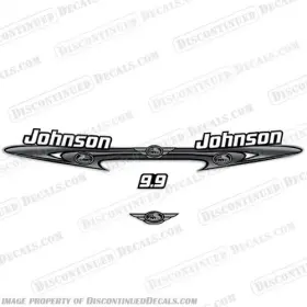 J-op-9.9-wr Discontinued Decals Fits Johnson 9.9hp Oceanpro - Wrap Around