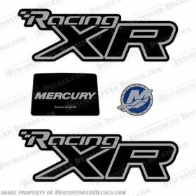 M-brvo-xr-rac-20-10 Discontinued Decals Fits Mercury Bravo One Xr Racing Outdrive - 2019-2020 10 Inch
