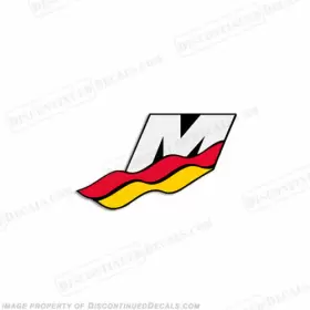M-m-lgo-vs-5 Discontinued Decals Fits Mercury Inch M Racing Logo Decal - 5.5 Tall