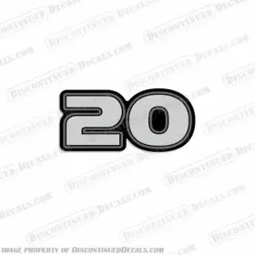 M-sng-20-15 Discontinued Decals Fits Mercury 20hp Single Decal- 2015