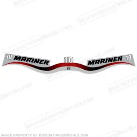 Ma-10-wr Discontinued Decals Fits Mariner 10hp Outboard Motor Decal Kit - Wrap Around