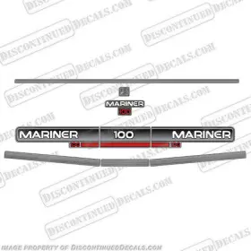 Ma-100-94 Discontinued Decals Fits Mariner 100hp 1994 - 1996 Decal Kit