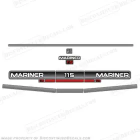 Ma-115-94 Discontinued Decals Fits Mariner 1994 115hp Outboard Motor Decal Kit