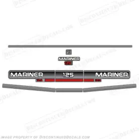 Ma-125-94 Discontinued Decals Fits Mariner 1994 125hp Outboard Motor Decal Kit