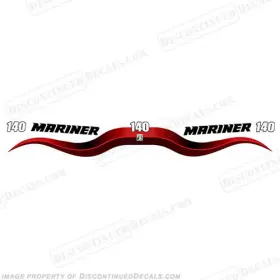 Ma-140-wr Discontinued Decals Fits Mariner 140hp Decal Kit - Wrap Around