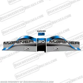 Ma-20-b Discontinued Decals Fits Mariner 20 Decal Kit - Blue