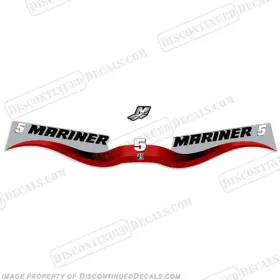 Ma-5-wr Discontinued Decals Fits Mariner 5hp Decal Kit - Wrap Around