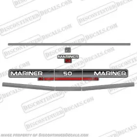 Ma-50-93-94-95 Discontinued Decals Fits Mariner 50hp Outboard Engine Motor Decal Kit - 1993 1995