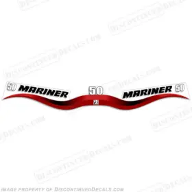 Ma-50-wr Discontinued Decals Fits Mariner 50hp Outboard Motor Decal Kit - Wrap Around