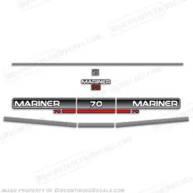 Ma-70-94 Discontinued Decals Fits Mariner 1994 70hp Outboard Motor Decal Kit