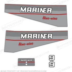 Ma-9.9-97 Discontinued Decals Fits Mariner 9.9hp Decal Kit - 1997
