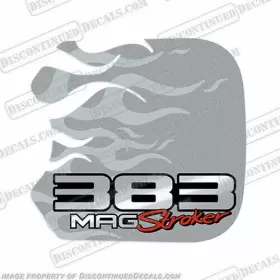Mc-383-fa-m Discontinued Decals Fits Mercury Mercruiser 383 Mag Stroker Flame Arrestor Decal