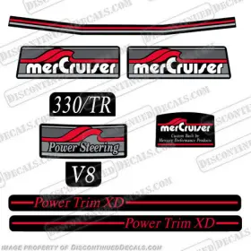Mc-a1-tr Discontinued Decals Fits Mercruiser 330hp Tr Ssm Inboard/outboard Engine Motor Outdrive Decal Kit
