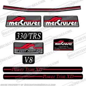 Mc-a1-trs Discontinued Decals Fits Mercruiser 330hp Trs Ssm Inboard/outboard Engine Motor Outdrive Decal Kit