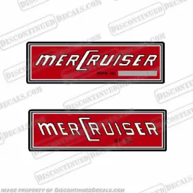 Mc-pa-sd-215-70-72 Discontinued Decals Fits Mercruiser Pre-alpha 215hp Stern Drive - Model 215h 215e