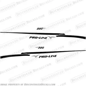 Discontinued Decals Pro-ln-220-full-kit Fits Pro-line 220 Boat Full Kit- 1999 - 2 Colors