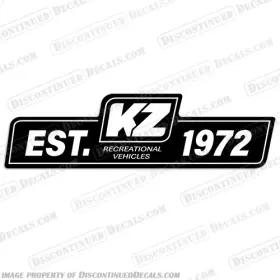 Rv-escp-kz-72 Discontinued Decals Fits Escape By Kz 1972 Rv Decal