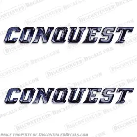 Rv-gs-con-s3 Discontinued Decals Fits Gulfstream Conquest Rv Set Of 2 - Style 3