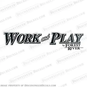 Rv-wp-fr-style-2-single Discontinued Decals Fits Work And Play By Forest River Rv - Style 2