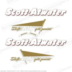 Sa-10-53 Discontinued Decals Fits Scott Atwater 10hp Outboard Motor Engine - 1953