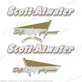 Sa-7.5-53 Discontinued Decals Fits Scott Atwater 7.5hp Outboard Motor Engine - 1953