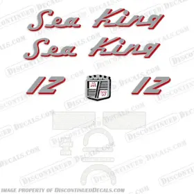 Sk-12-57 Discontinued Decals Fits Sea King 12hp Decal - 1957