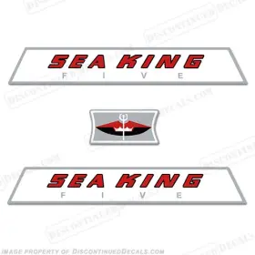 Sk-5-62 Discontinued Decals Fits Sea King 1962 5hp