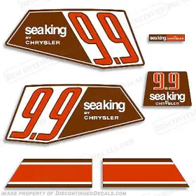 Sk-9.9-86 Discontinued Decals Fits Sea King 1986 9.9hp Outboard Motor Engine
