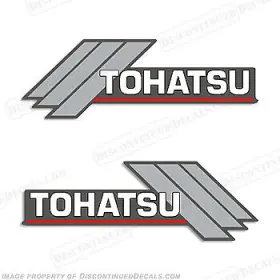 T-3.5-04 Discontinued Decals Fits Tohatsu 3.5hp Outboard Motor Engine Decal Kit - 2004