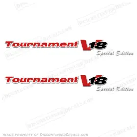 Tkr-tour-v18 Discontinued Decals Fits Tracker Inch Tournament V18 Special Edition Set Of 2