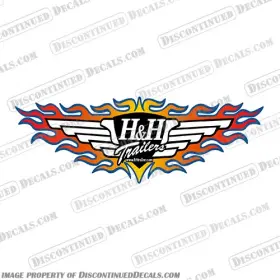 H-single-17 Discontinued Decals Tlr-h&h-single-17 Fits H&h Trailer Decal Single - 4.75 Inch High X 17 Long