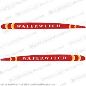 Ww-36-37 Discontinued Decals Fits 1936 1937 Waterwitch By Sears Roebuck And Co. Outboard Motor Engine