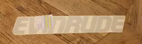 0216635 Evinrude 216635 Omc New Oem - Dcal E-rude/prtslv Decal 19 Inch X 3