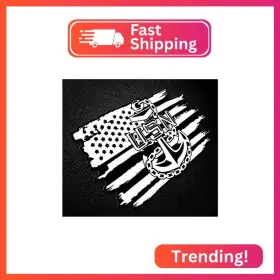 0000015 Firehouse Graphics Navy Usn Veteran Sailor Anchor American Flag Weathered Vinyl Sticker Decal 6 Inch X1