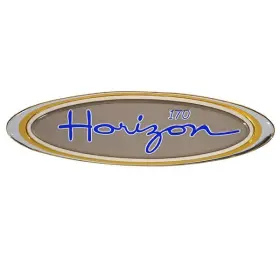 055-2755 Four Winns Boats Boat Raised Decal Horizon 170 Gold Silver Blue