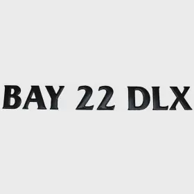 158857-01 G3 Boats Boat Raised Emblem Decal 73405437 Bay 22 Dlx Sticker Black