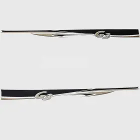 1115963 G3 Boats Pn Boat Graphic Decal Black Beige Logo Sticker Set Of 2