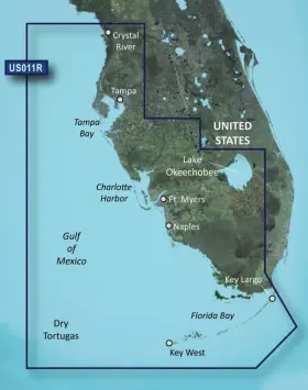 010-c0712-00 Garmin Vus011r Southwest Florida Swfl Vision Chart Map Data Sd Card