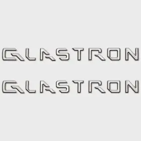 0573081 Glastron Boats 573081 Boat Raised Logo Decals Reflective Stickers Pair