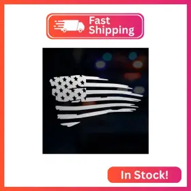 Mos00000322 Grit Kulture Gritkulture Reflective Us Flag Decal Sticker For Cars Trucks Laptops Tumblers