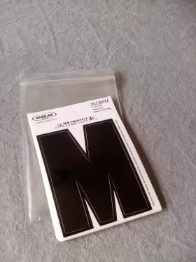 Hardline 3scbpm Lot Of 10 Self Adhesive Boat Sticker 3 Inch Black Waterproof
